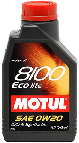 Motul 8100 Eco-Lite 0W-20 Engine Oil - 1L